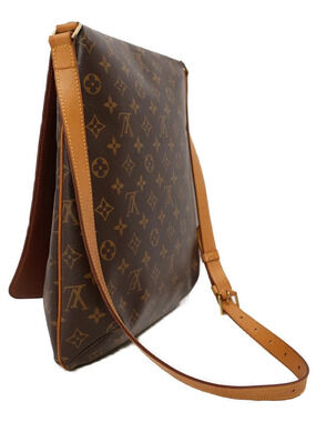 Louis Vuitton Shoulder Monogram Bag Musette Brown